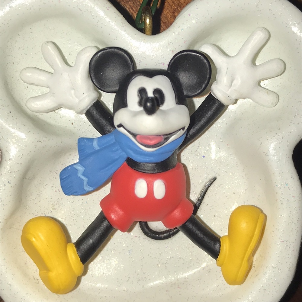 Vintage Hallmark Christmas Ornament Disney 1997 Mickey Mouse Snow Angel